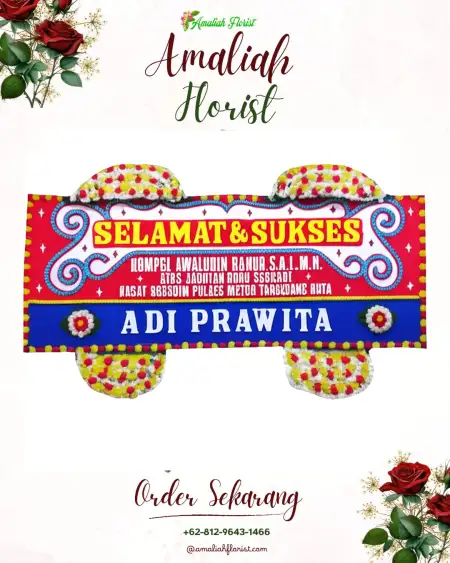 Papan Bunga Ucapan Selamat Gomo