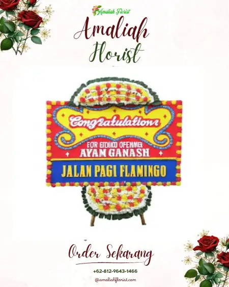 Sewa Papan Bunga Gomo