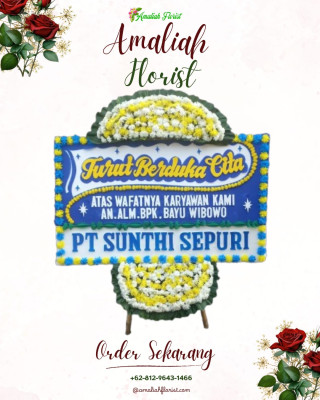 Papan Bunga Duka di Gomo